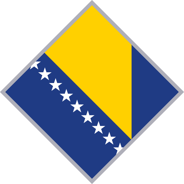 UNL flag Bosnia Herzegovina